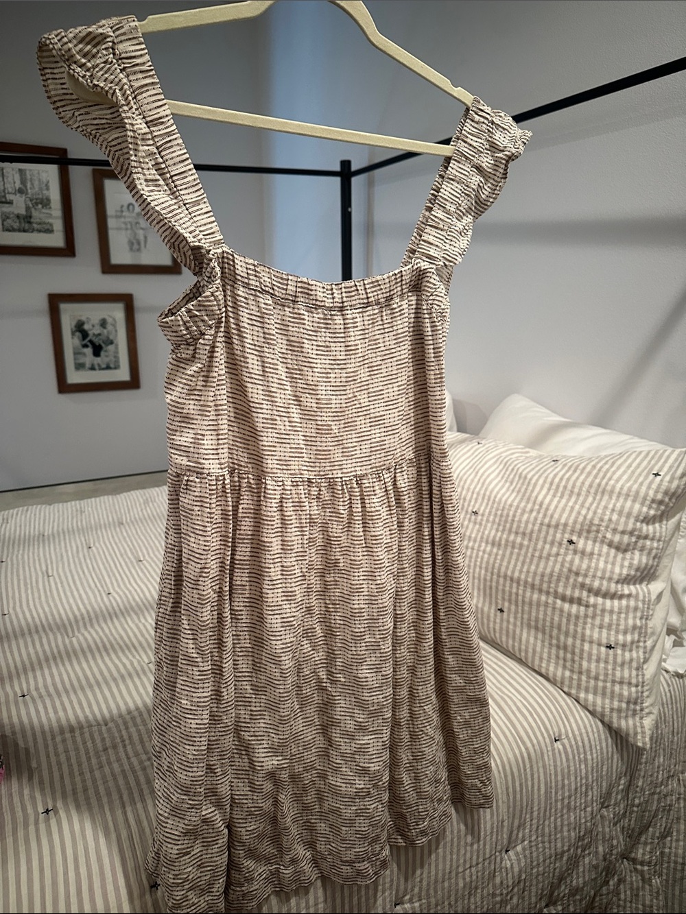 Madewell cotton/linen blend dress